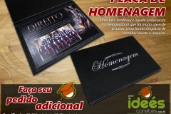 IDEÉS ANUNCIO PLACA DE HOMENAGEM sem preço
